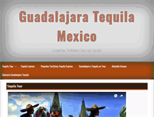 Tablet Screenshot of guadalajaratequila.com